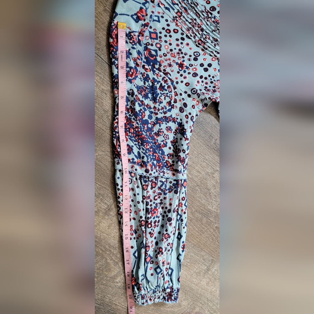 Poupette St. Barth Ilona Maxi Dress Women's M Light Blue Paisley Floral Lightwei - Picture 11 of 16